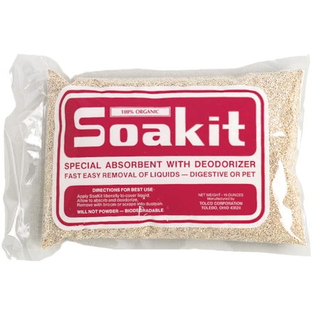 Tolco Soakit Absorbent With Deodorizer 1lbs Bag, PK25